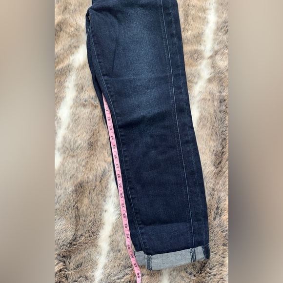 NWT-Judy Blue Dark Indigo Boyfriend High Waist Jeans 3/26 - Picture 4 of 4